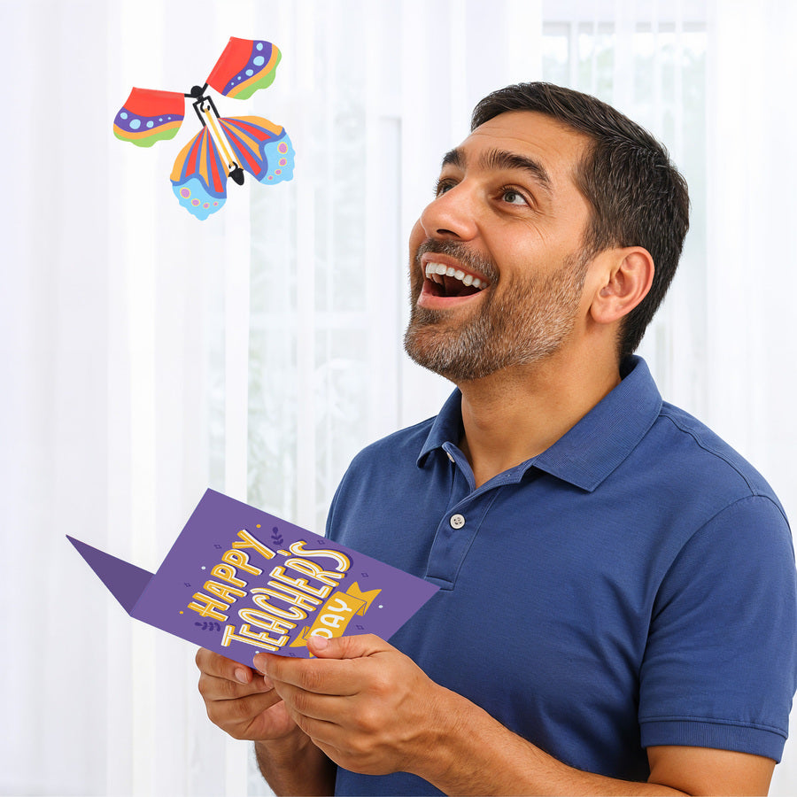Teacher's Day Butterfly Card